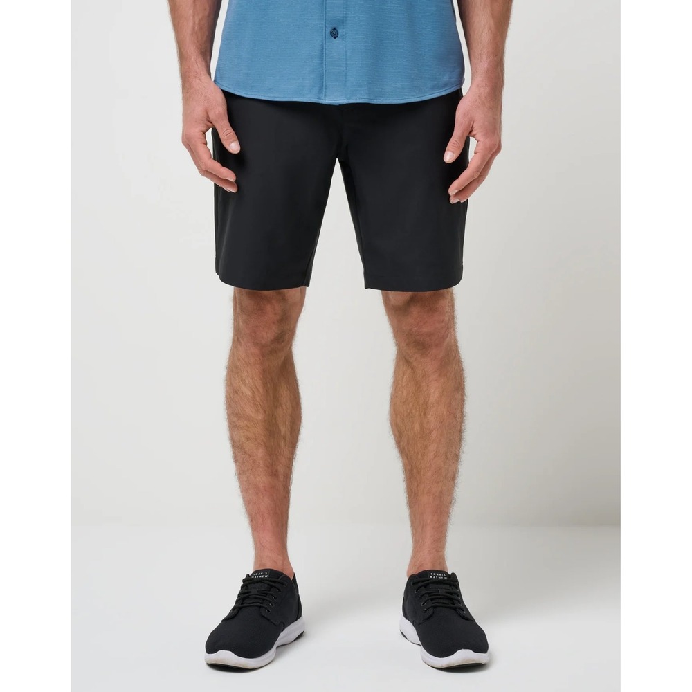 TravisMathew Mens‎ Black Performance Golf Shorts Size 42 Stretch Lightweight